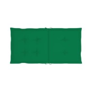 Coussins de chaise de jardin 2 pcs Vert 100 x 50 x 3 cm