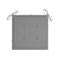 Coussins de chaise de jardin 4 pcs Gris 40x40x3 cm
