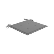 Coussins de chaise de jardin 4 pcs Gris 40x40x3 cm