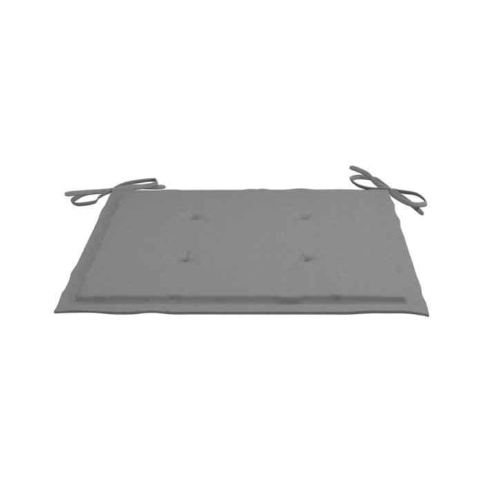 Coussins de chaise de jardin 4 pcs Gris 40x40x3 cm