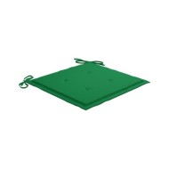 Coussin de chaise de jardin 4 pcs Vert 40x40x3 cm