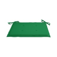 Coussin de chaise de jardin 4 pcs Vert 40x40x3 cm