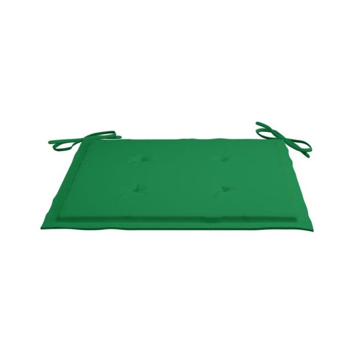 Coussins de chaise de jardin 2 pcs Vert 50x50x3 cm