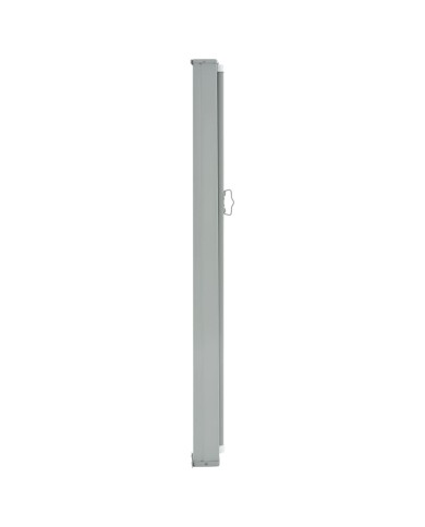 Auvent latéral rétractable de patio 160 x 300 cm Gris