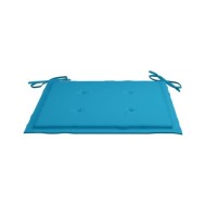 Coussins de chaise de jardin 2 pcs Bleu 50x50x3 cm