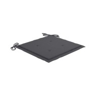 Coussins de chaise de jardin 2 pcs Anthracite 50x50x3 cm