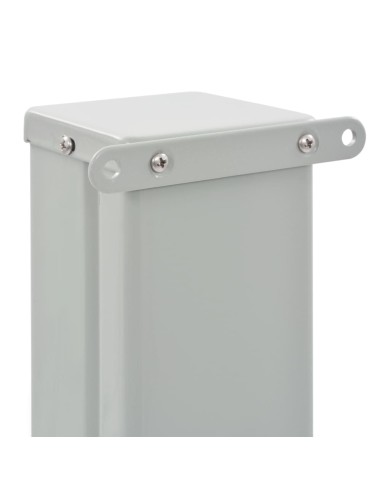 Auvent latéral rétractable de patio 160 x 300 cm Gris