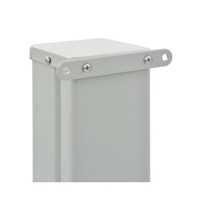 Auvent latéral rétractable de patio 160 x 300 cm Gris