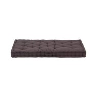 Coussin de plancher de palette Coton 120x80x10 cm Anthracite