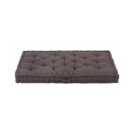 Coussin de plancher de palette Coton 120x80x10 cm Anthracite