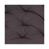 Coussin de plancher de palette Coton 120x80x10 cm Anthracite