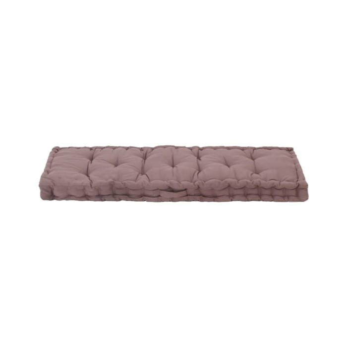 Coussin de plancher de palette Coton 120x40x7 cm Taupe