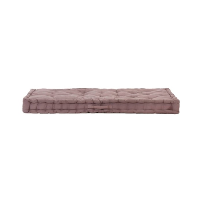 Coussin de plancher de palette Coton 120x80x10 cm Taupe