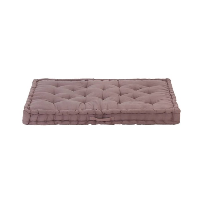 Coussin de plancher de palette Coton 120x80x10 cm Taupe
