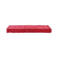 Coussin de plancher de palette Coton 120x80x10 cm Bordeaux
