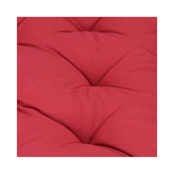Coussin de plancher de palette Coton 120x80x10 cm Bordeaux