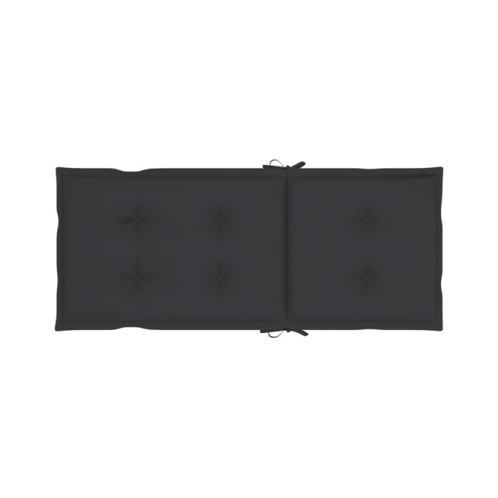 Coussins de chaise de jardin 4 pcs Anthracite 120x50x7 cm