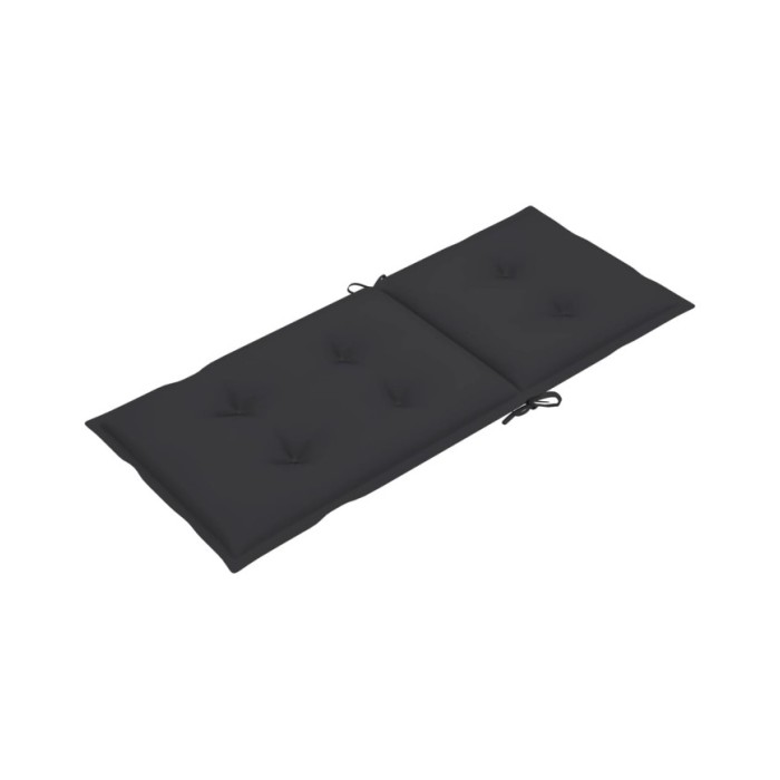 Coussins de chaise de jardin 6 pcs Anthracite 120x50x7 cm