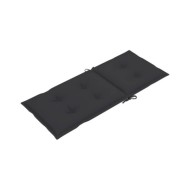 Coussins de chaise de jardin 6 pcs Anthracite 120x50x7 cm