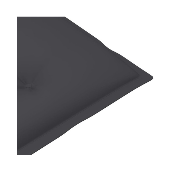 Coussins de chaise de jardin 6 pcs Anthracite 120x50x7 cm