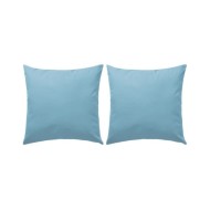 Oreiller d'extérieur 2 pcs 60 x 60 cm Bleu clair