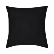 Housses de coussin 4 pcs Coton Noir 50x50 cm 