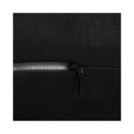 Housses de coussin 4 pcs Coton Noir 50x50 cm 