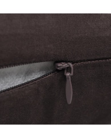 Housses de coussin 4 pcs Coton Marron 80x80 cm