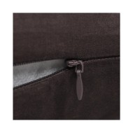 Housses de coussin 4 pcs Coton Marron 80x80 cm