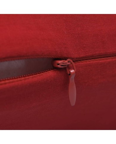 Housses de coussin 4 pcs Coton Rouge 80x80 cm