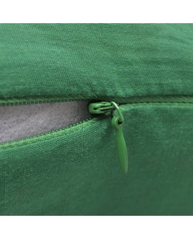 Housses de coussin 4 pcs Coton Vert 80x80 cm