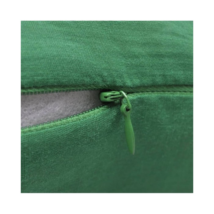 Housses de coussin 4 pcs Coton Vert 80x80 cm