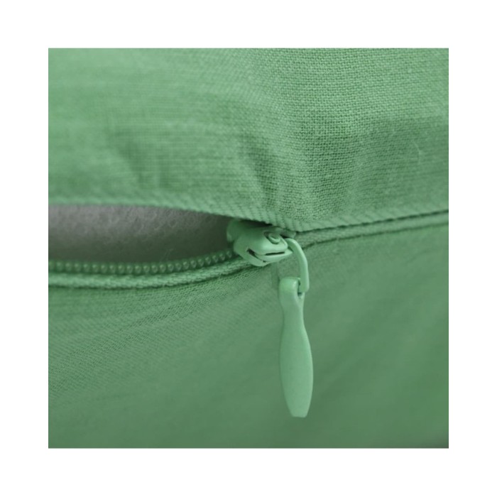 Housses de coussin 4 pcs Coton Vert pomme 80x80 cm