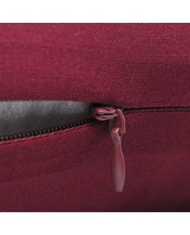 Housses de coussin 4 pcs Coton Bordeaux 50x50 cm 