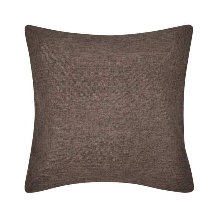 Housses de coussin 4 pcs Aspect de lin Marron 50x50 cm 