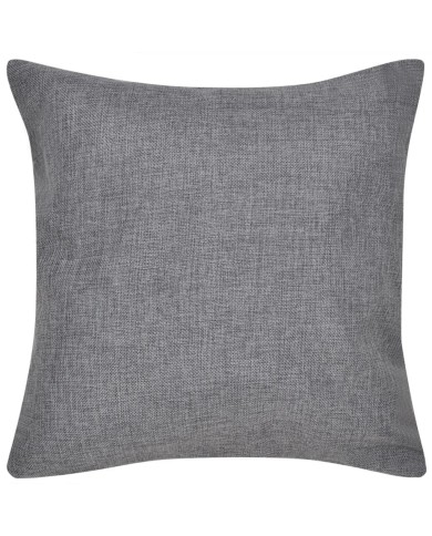 Housses de coussin 4 pcs Aspect de lin Anthracite 40x40 cm 