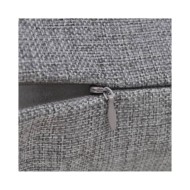Housses de coussin 4 pcs Aspect de lin Anthracite 40x40 cm 
