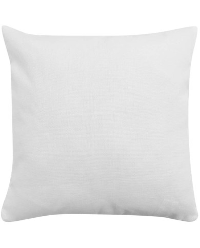 Housses de coussin 4 pcs Aspect de lin Blanc 50x50 cm