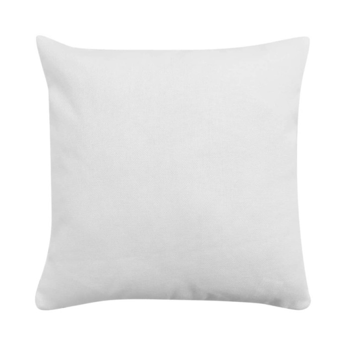Housses de coussin 4 pcs Aspect de lin Blanc 50x50 cm