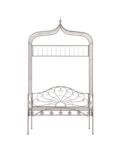 Banc de jardin 122 cm Fer Marron antique