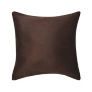 Housse de coussin 4 pcs 80 x 80 cm Polyester Faux Daim Marron