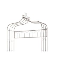 Banc de jardin 122 cm Fer Marron antique