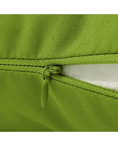 Oreiller d'extérieur 4 pcs 45 x 45 cm Vert pomme