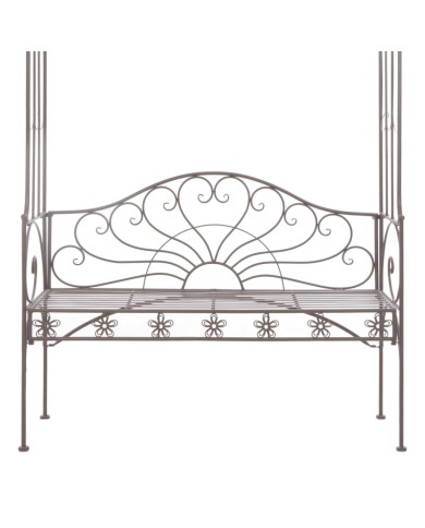 Banc de jardin 122 cm Fer Marron antique