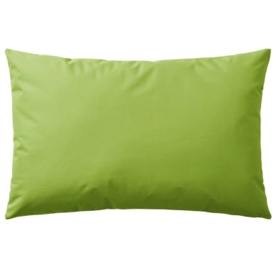 Oreiller d'extérieur 2 pcs 60 x 40 cm Vert pomme