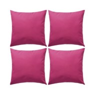 Oreiller d'extérieur 4 pcs 45 x 45 cm Rose