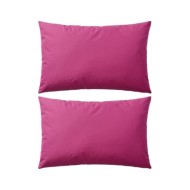 Oreiller d'extérieur 2 pcs 60 x 40 cm Rose
