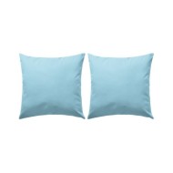 Oreiller d'extérieur 2 pcs 45 x 45 cm Bleu clair