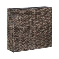 Lit surélevé de jardin avec 4 pots Jacinthe d'eau  Marron