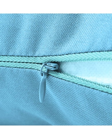 Oreiller d'extérieur 4 pcs 45 x 45 cm Bleu clair